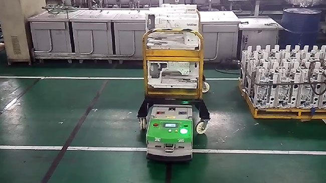 Differenziale che guida il robot direzionale del AGV del tunnel della Bi di modo per il trattamento dello scaffale