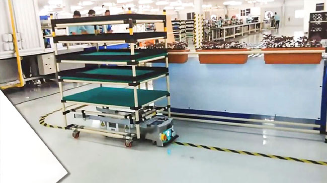 Carico automatico dei robot del AGV di automazione sottomarina Driverless del magazzino